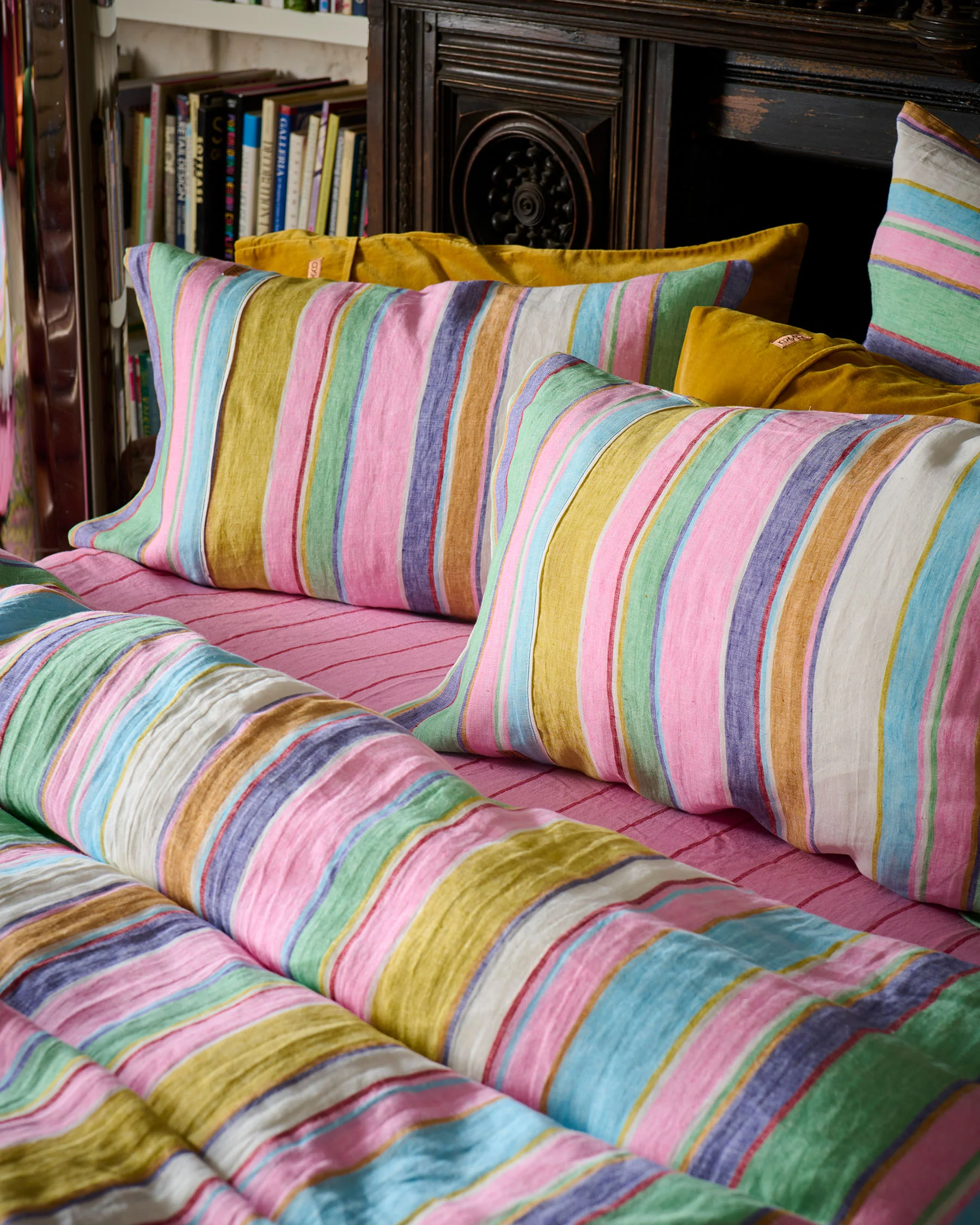 Tangier Days Linen Pillowcases - Image 2