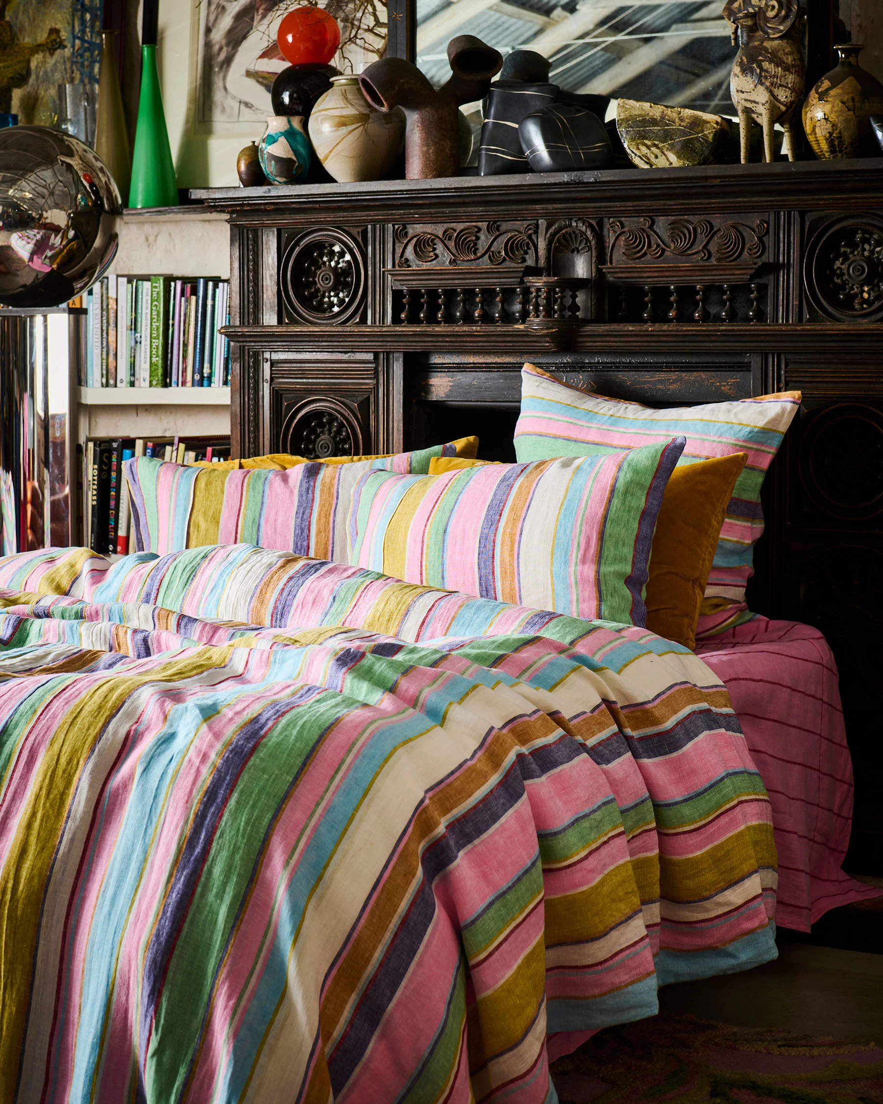 Tangier Days Linen Pillowcases - Image 3