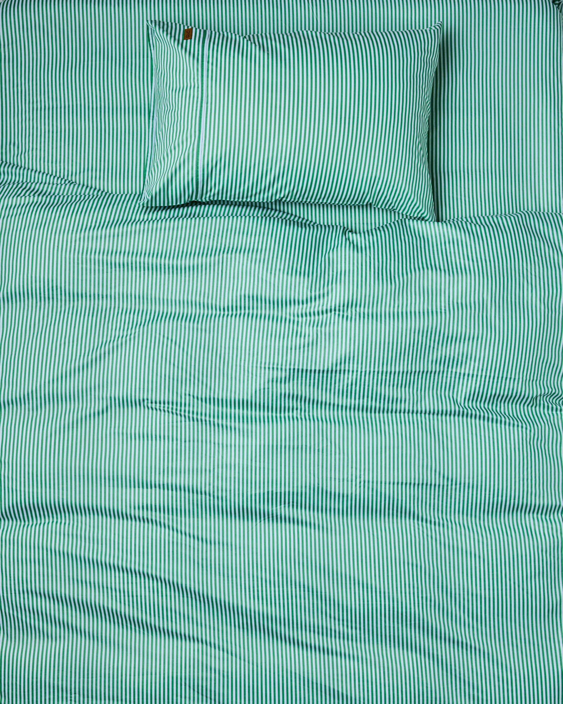 Tarragon Stripe Organic Cotton Pillowcases - Image 5