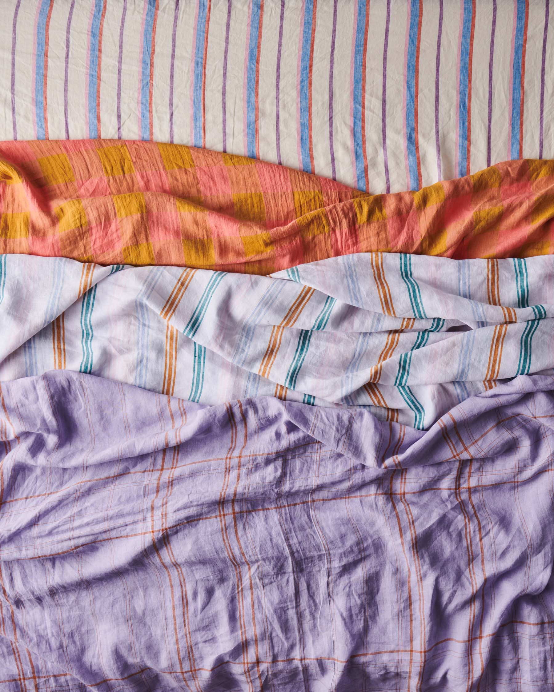 Toasted Marshmallow Linen Flat Sheet - Image 5
