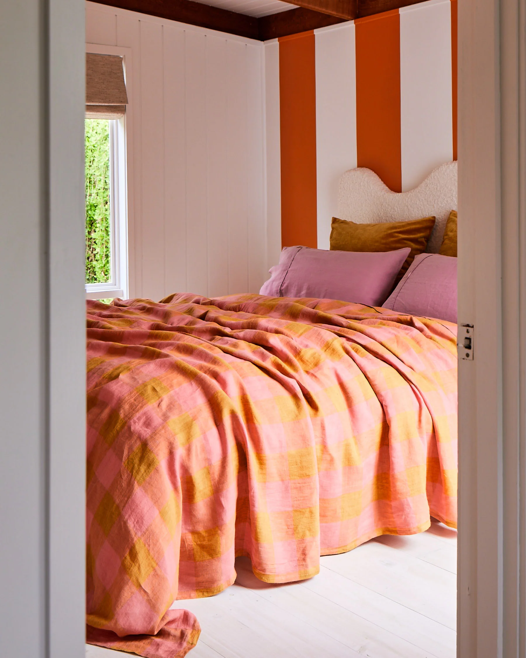 Toasted Marshmallow Linen Quilt Cover - Image 2