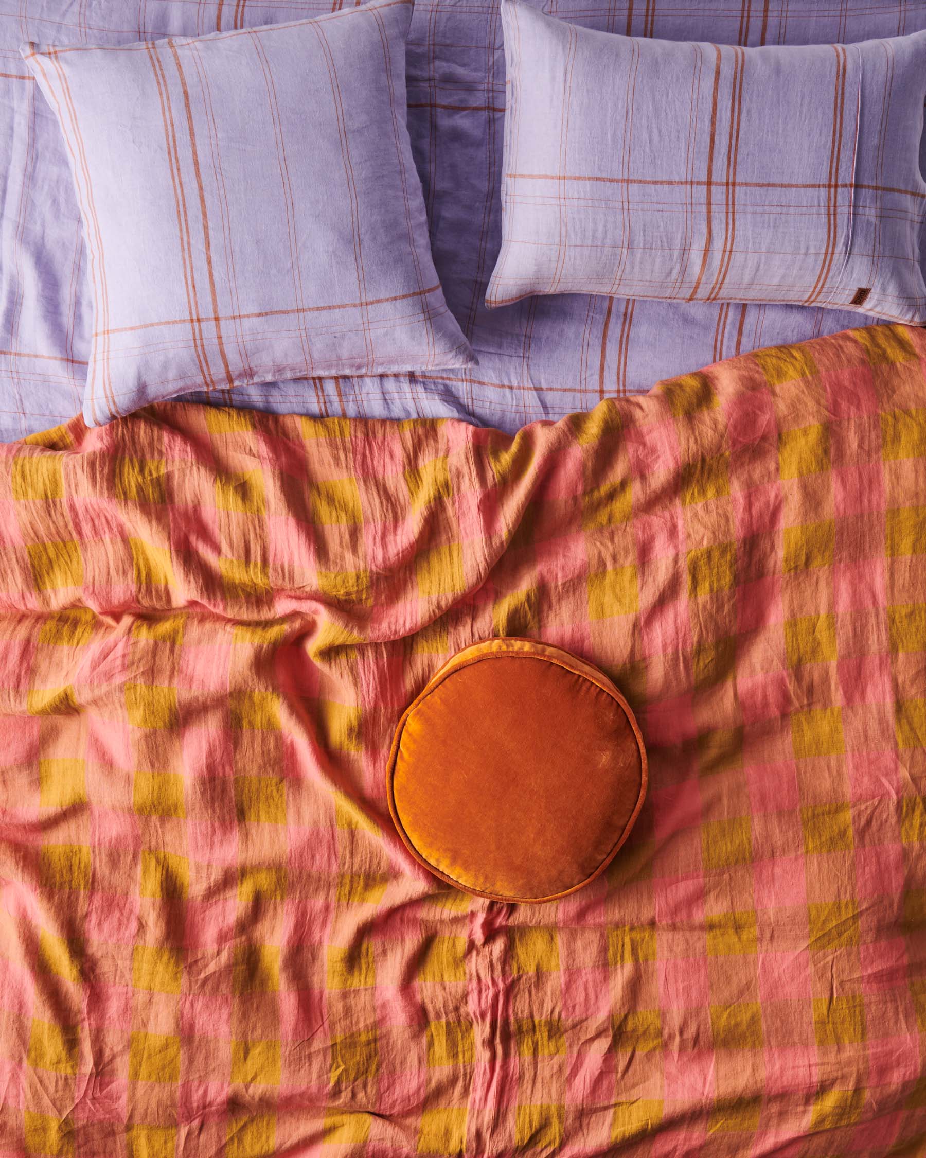 Toasted Marshmallow Linen Quilt Cover - Image 6