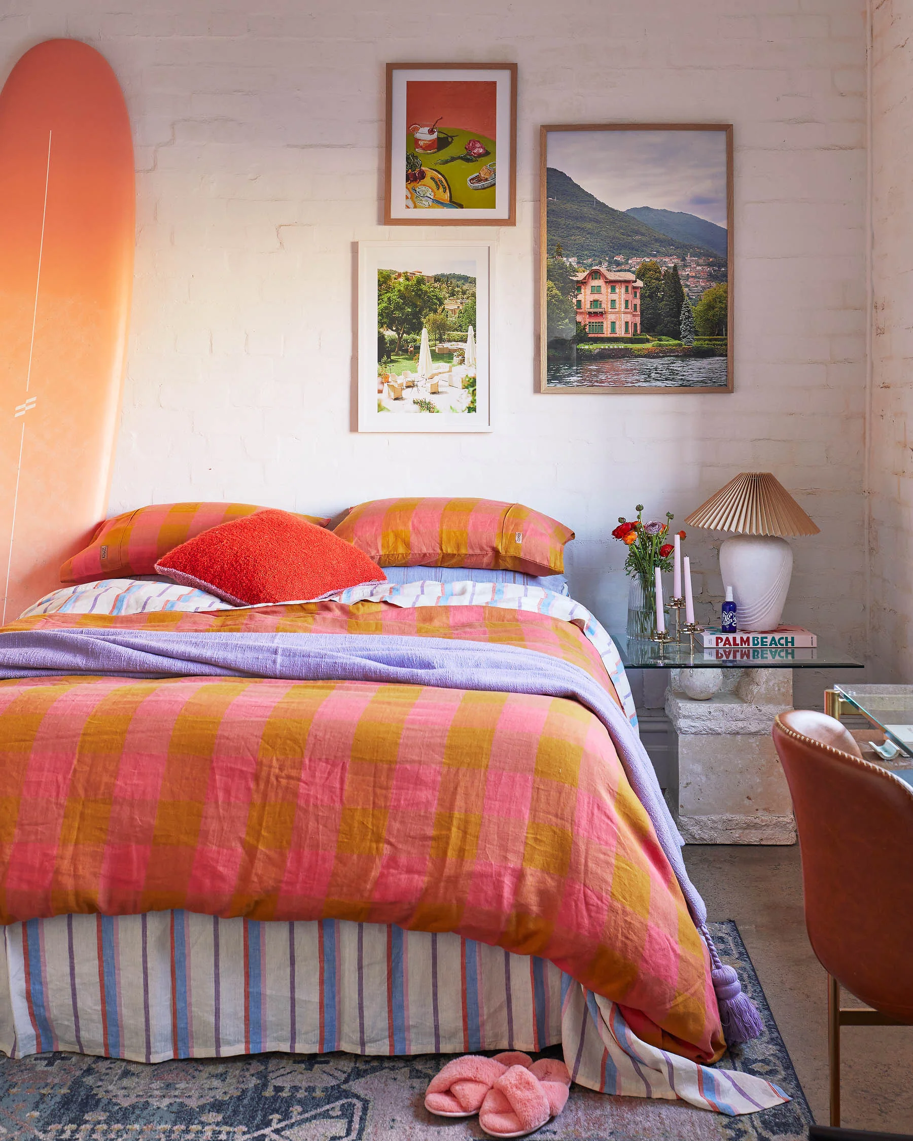 Toasted Marshmallow Linen Quilt Cover - Image 9
