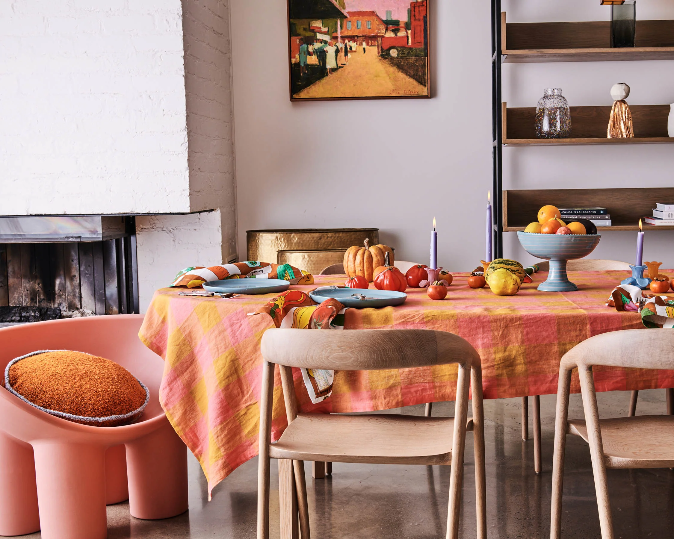 Toasted Marshmallow Linen Tablecloth - Image 9