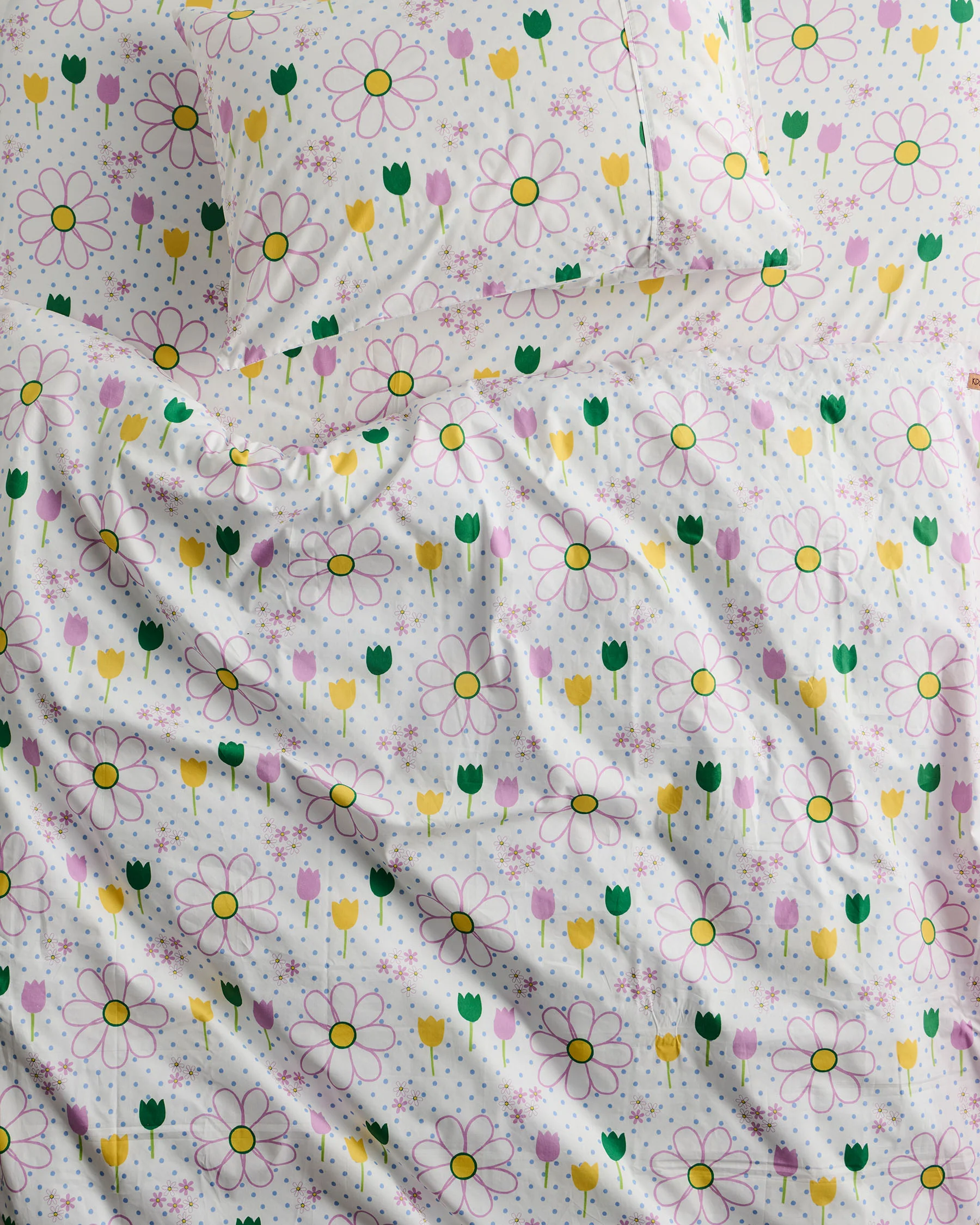 Tulip Daydreaming Organic Cotton Fitted Sheet - Image 2