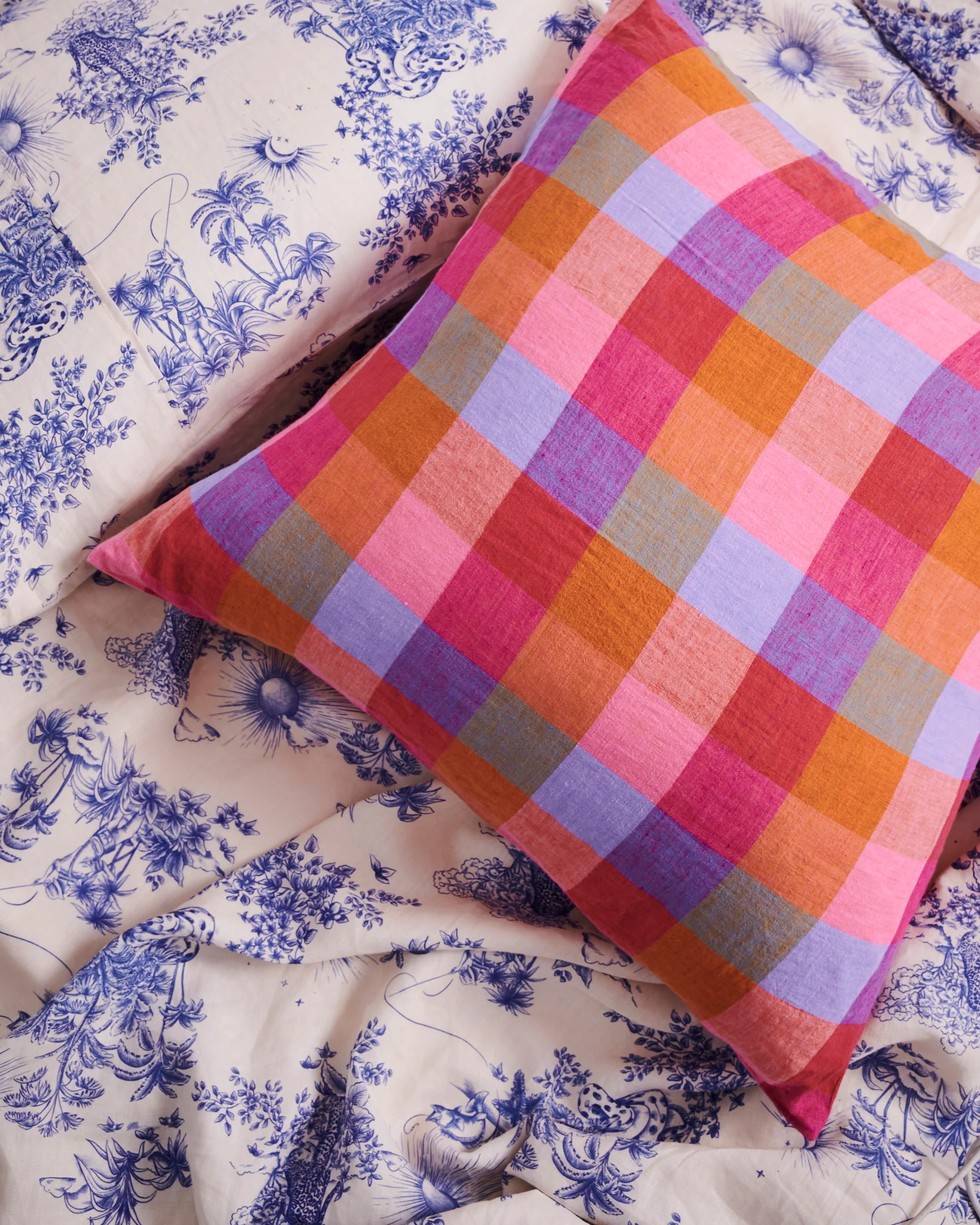 Tutti Frutti Linen European Pillowcases - Image 2