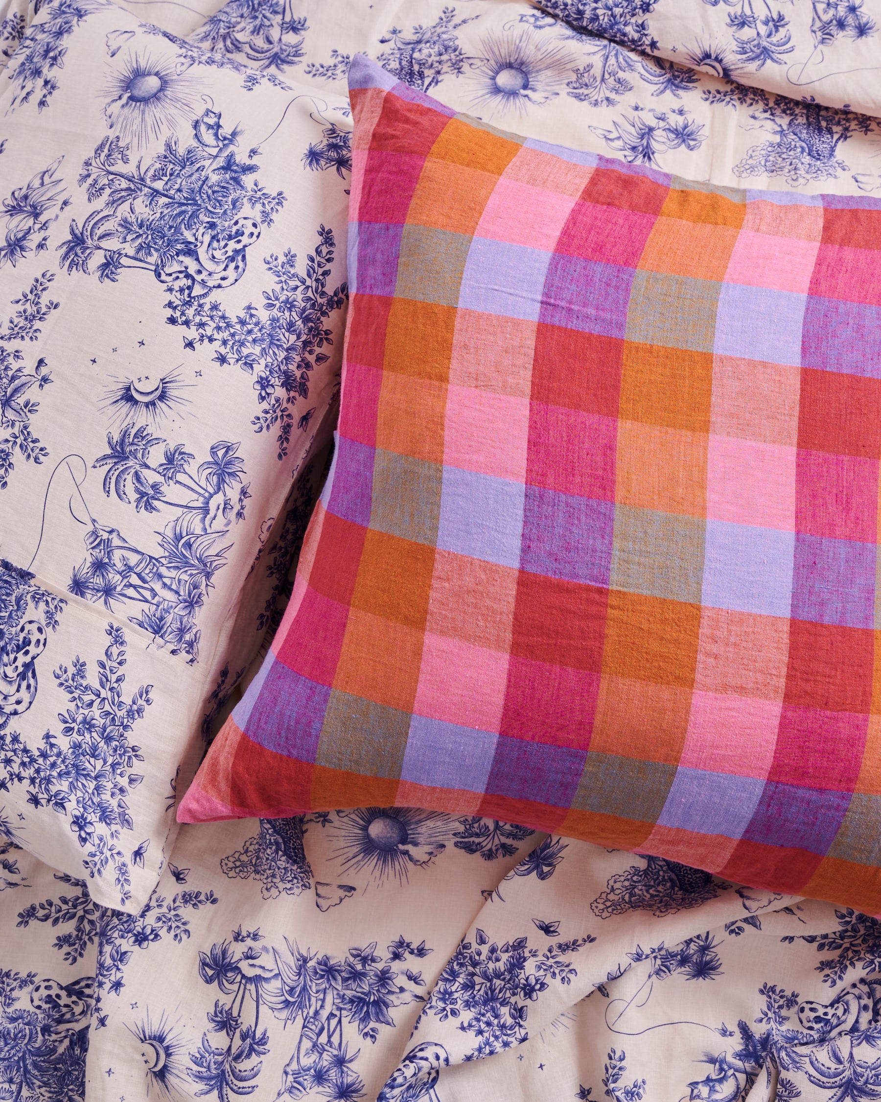 Tutti Frutti Linen European Pillowcases - Image 3