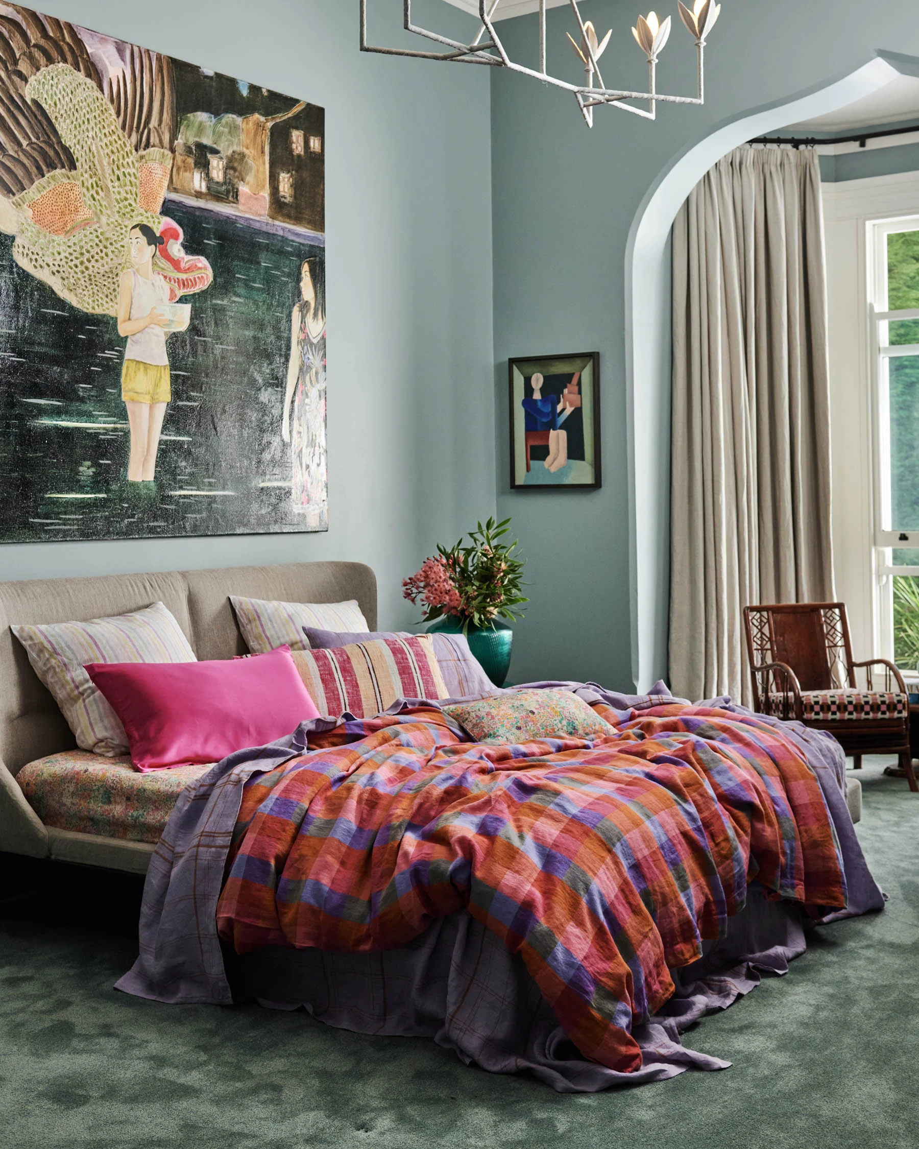 Tutti Frutti Linen Quilt Cover - Image 2