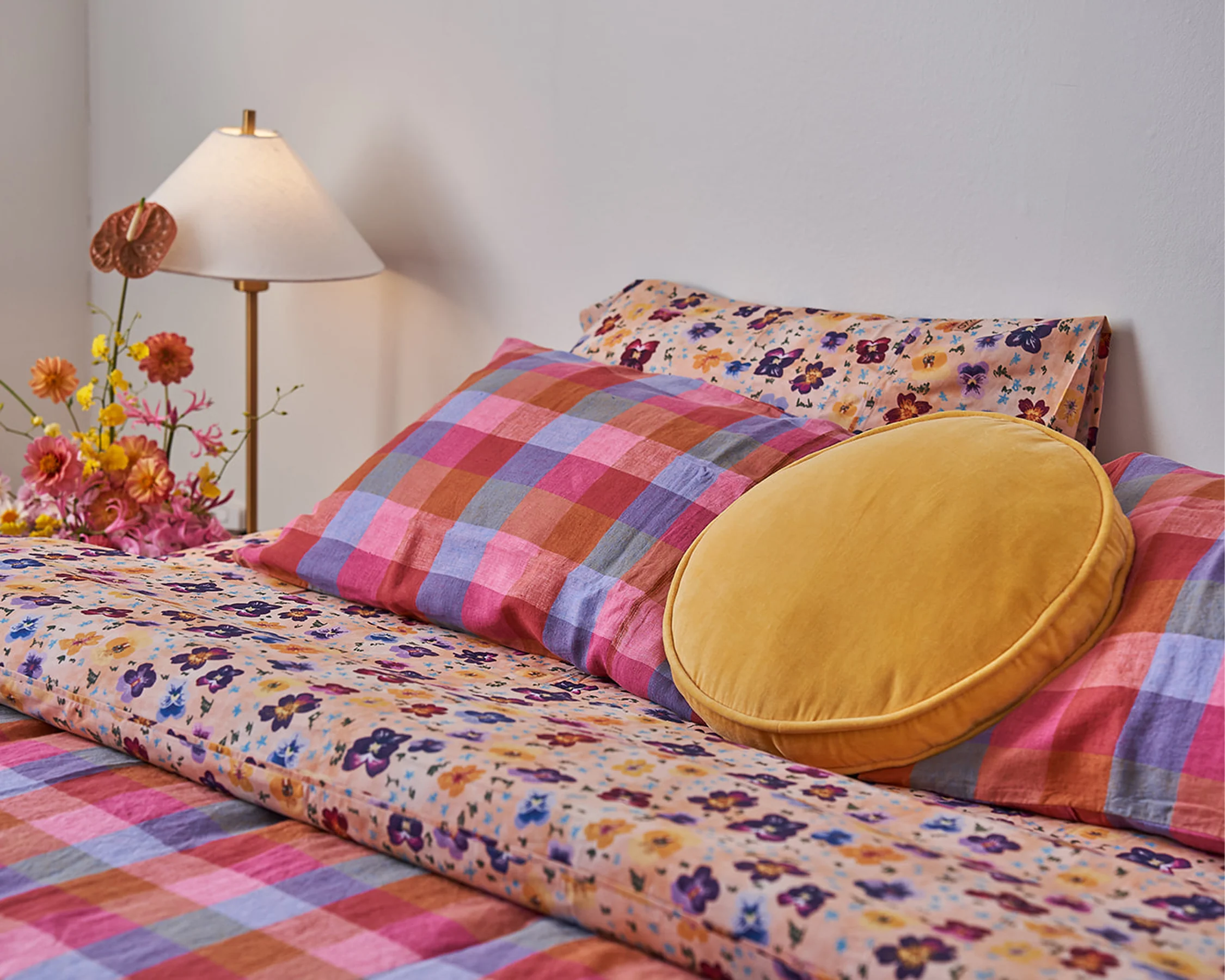 Tutti Frutti Linen Quilt Cover - Image 8