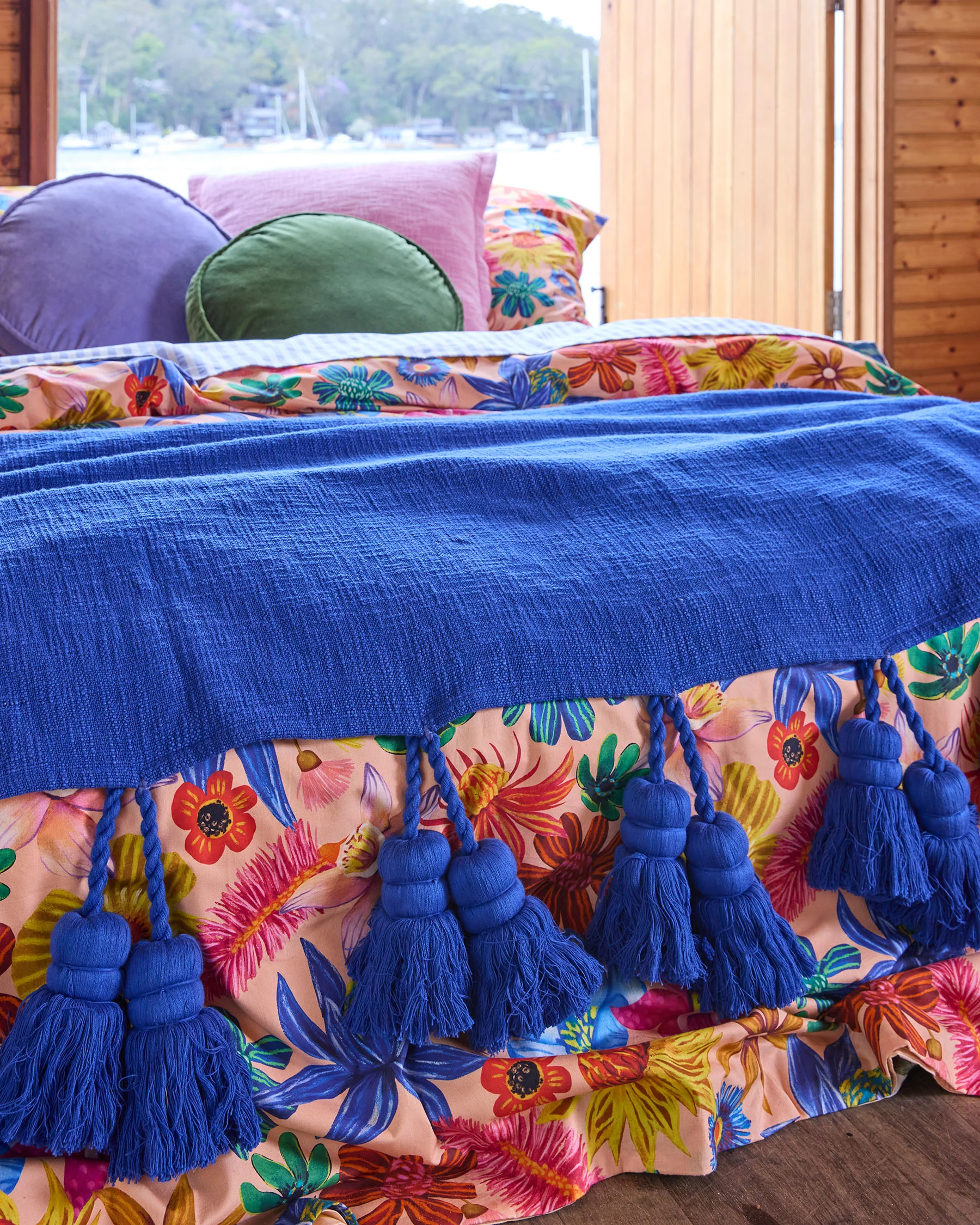 Ultramarine Tassel Throw - Image 3
