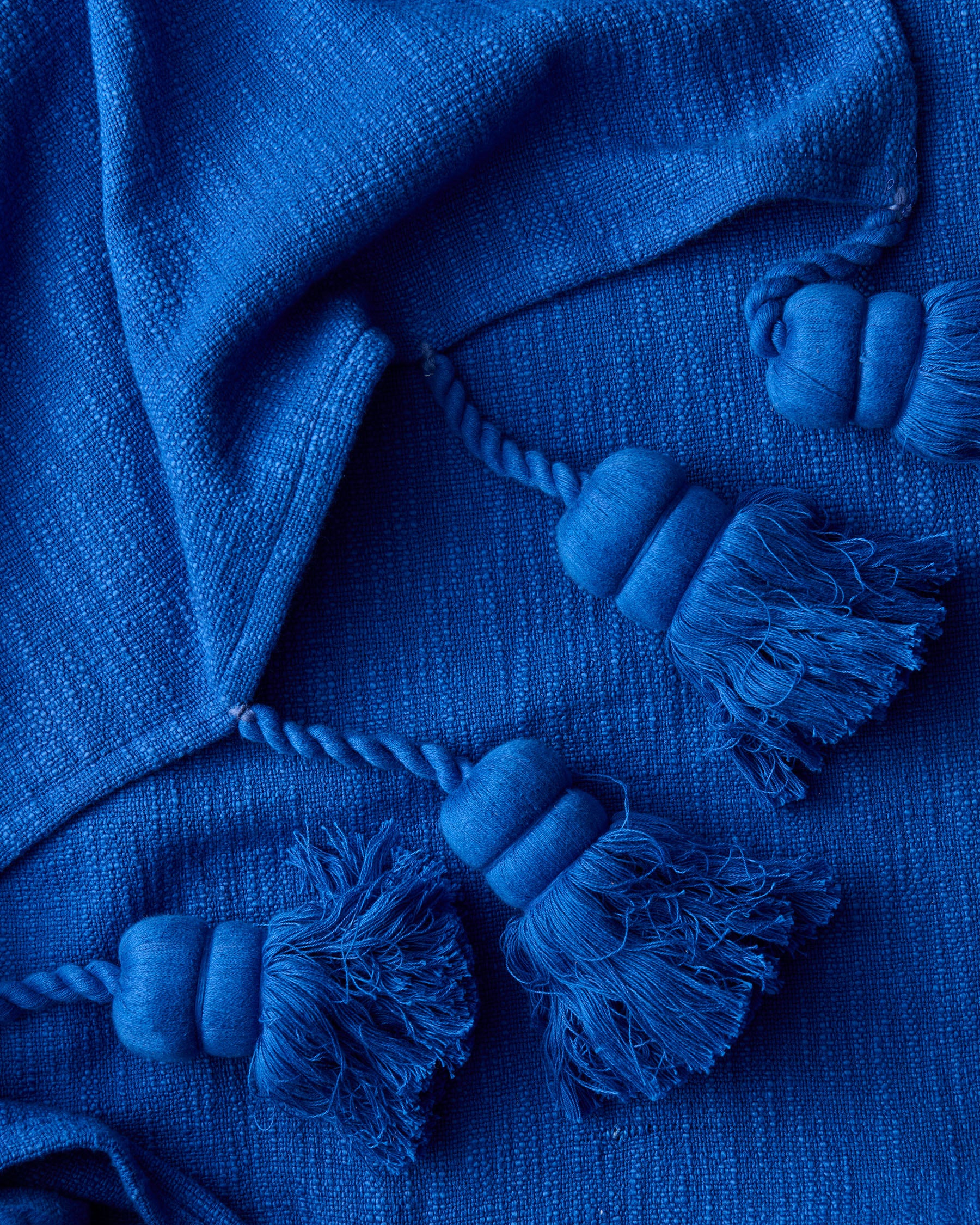 Ultramarine Tassel Throw - Image 4
