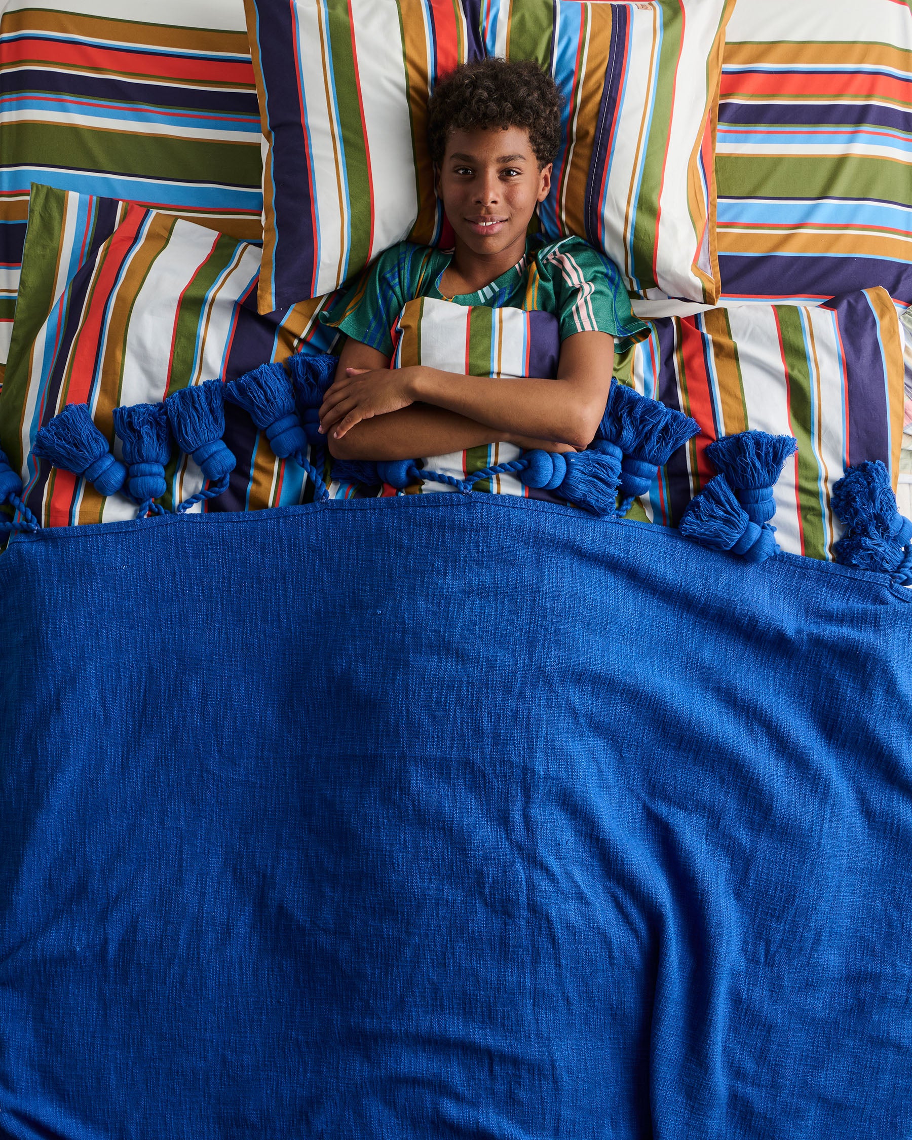 Ultramarine Tassel Throw - Image 5