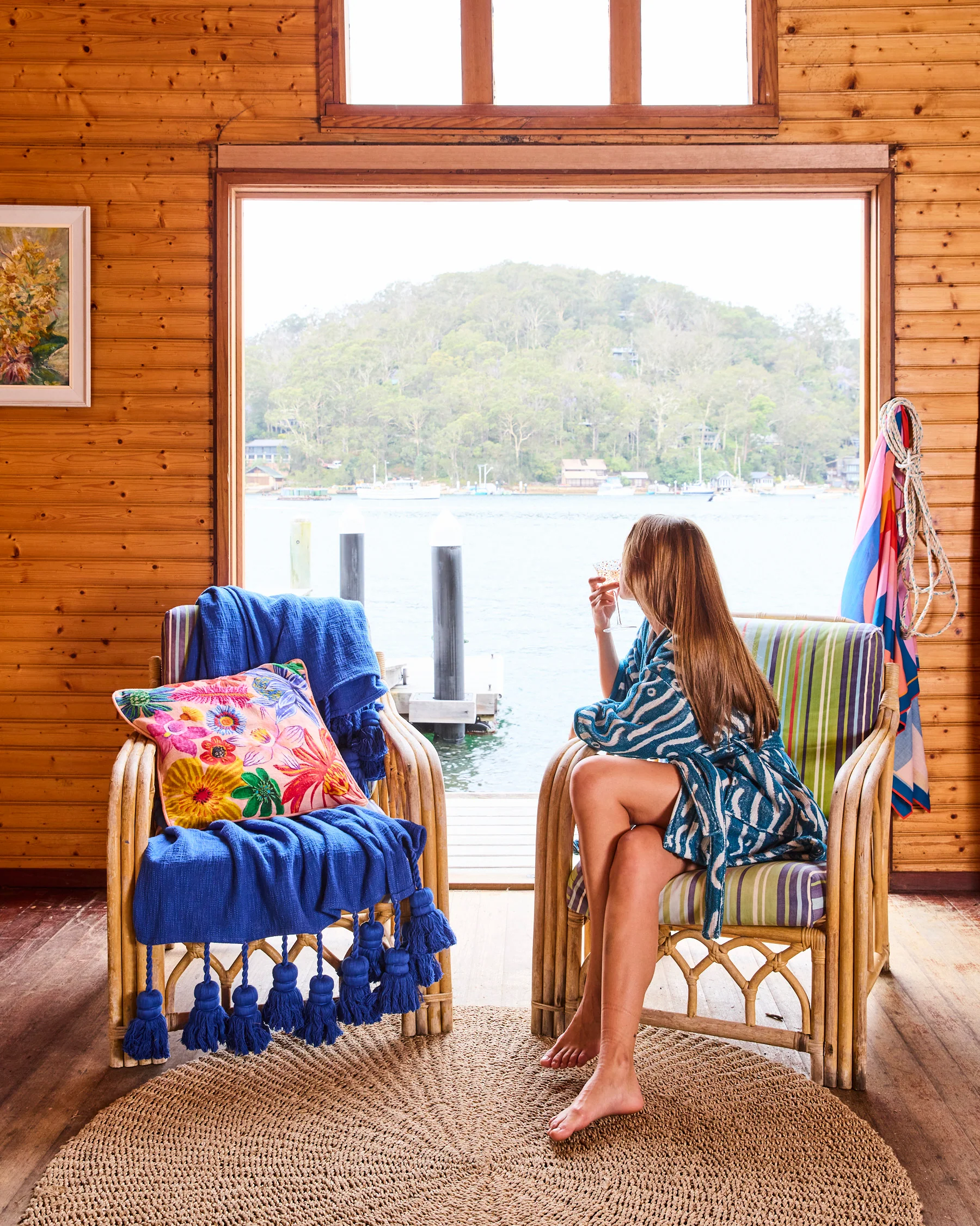 Ultramarine Tassel Throw - Image 6