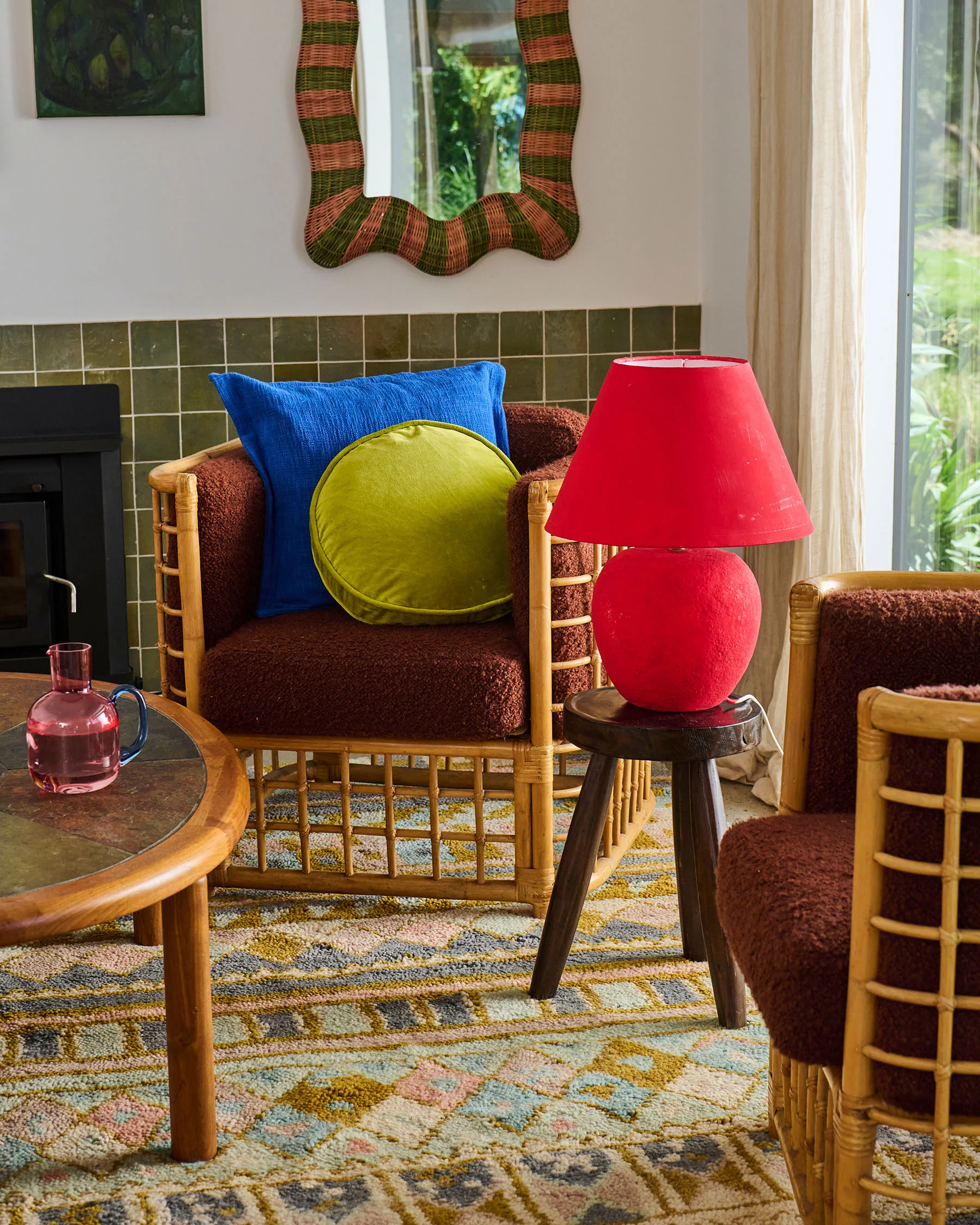 Ultramarine Woven Cushion - Image 5