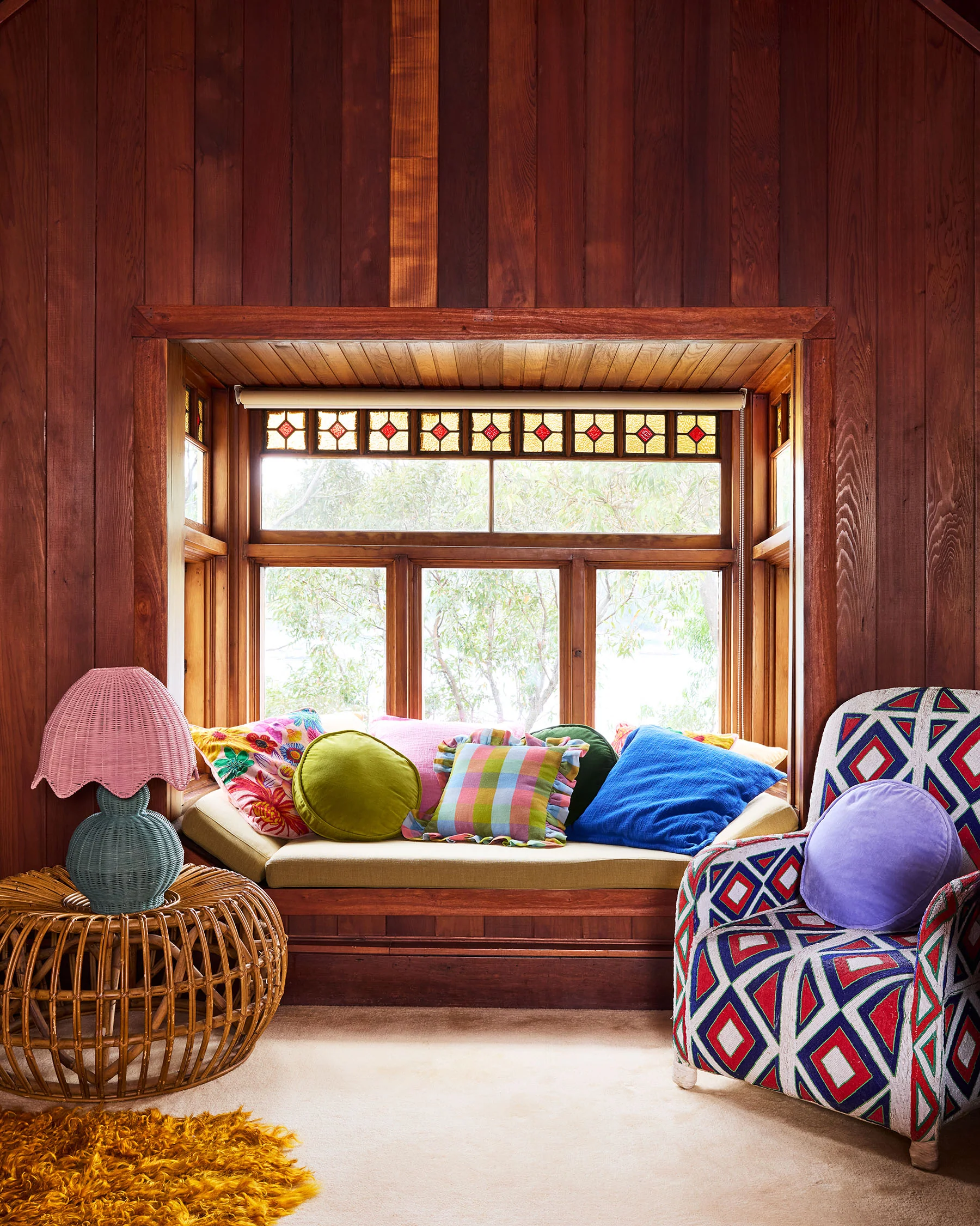 Ultramarine Woven Cushion - Image 6
