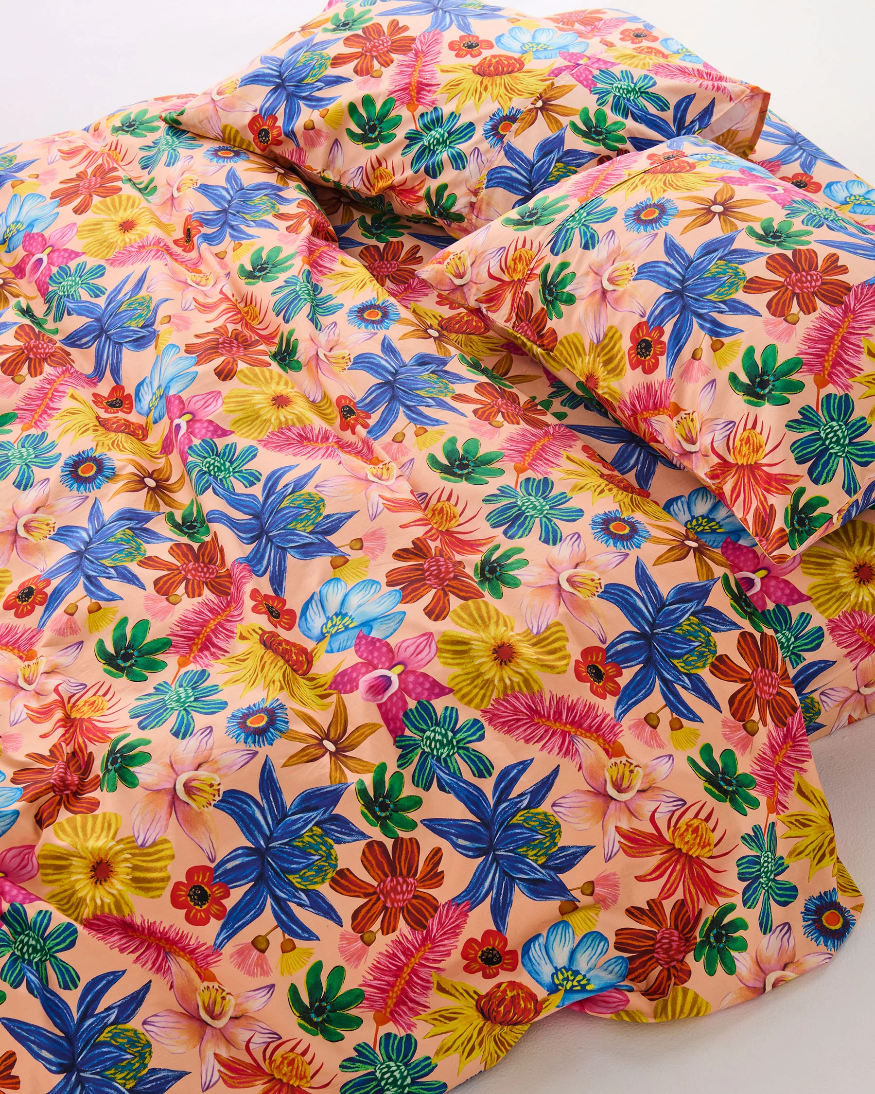 Wild Flowers In Bloom Organic Cotton Pillowcases - Image 6