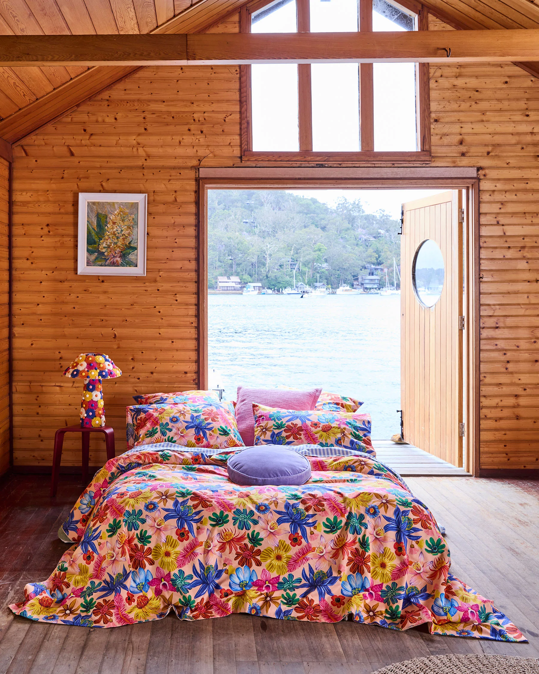 Wild Flowers In Bloom Organic Cotton Quilt Cover - Image 2