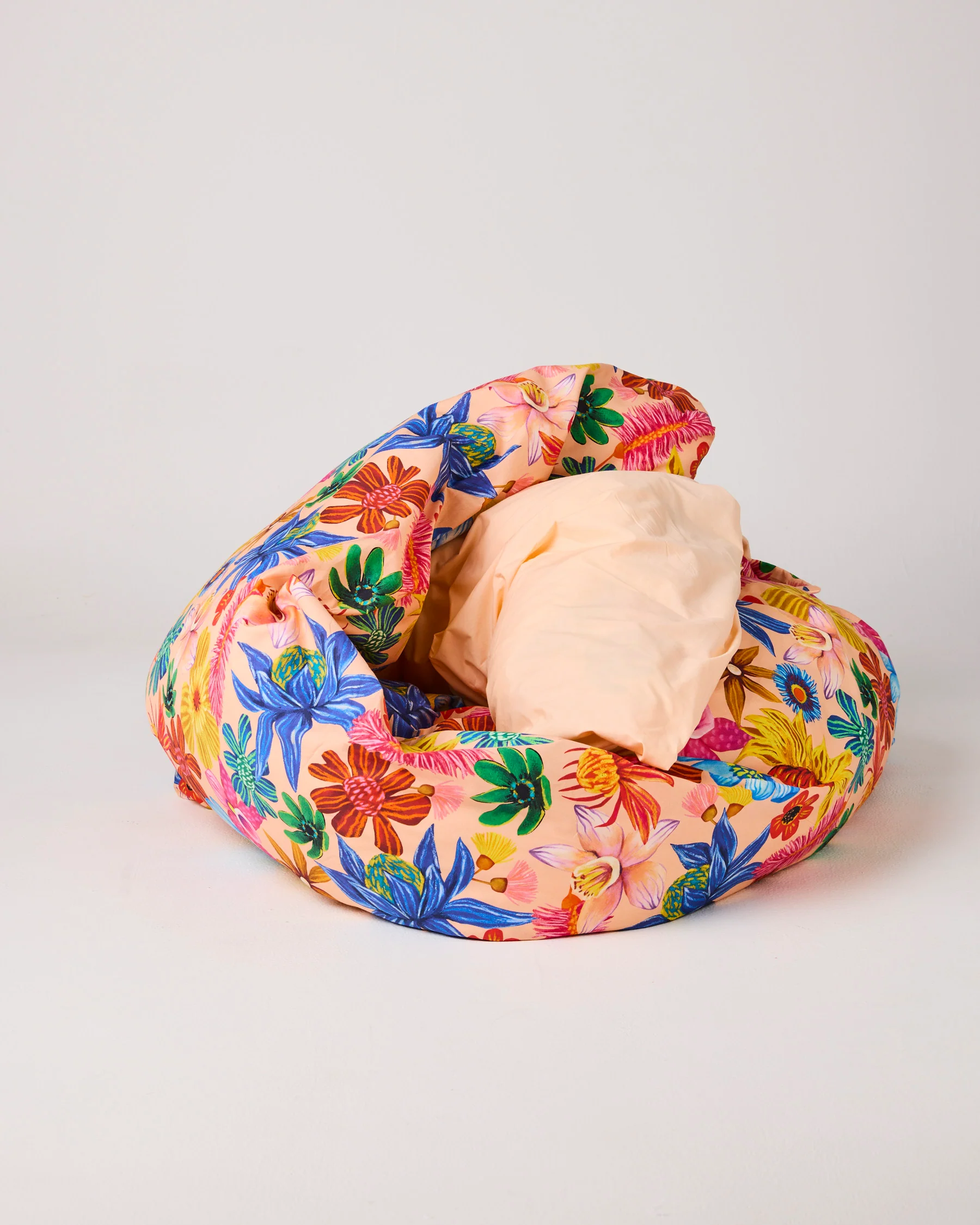 Wild Flowers In Bloom Organic Cotton Quilt Cover - Image 8