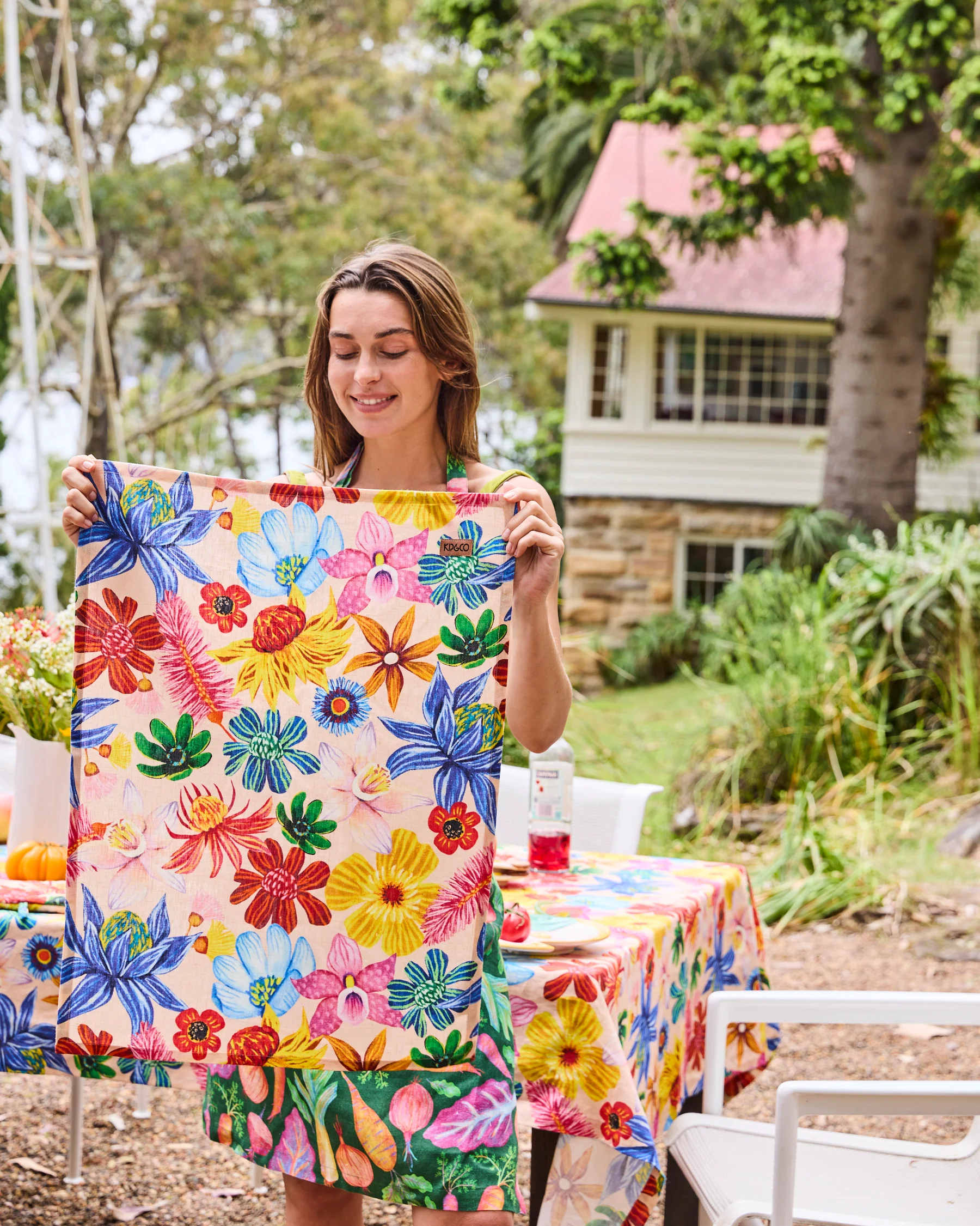Wild Flowers In Bloom Tea Towel - Image 2