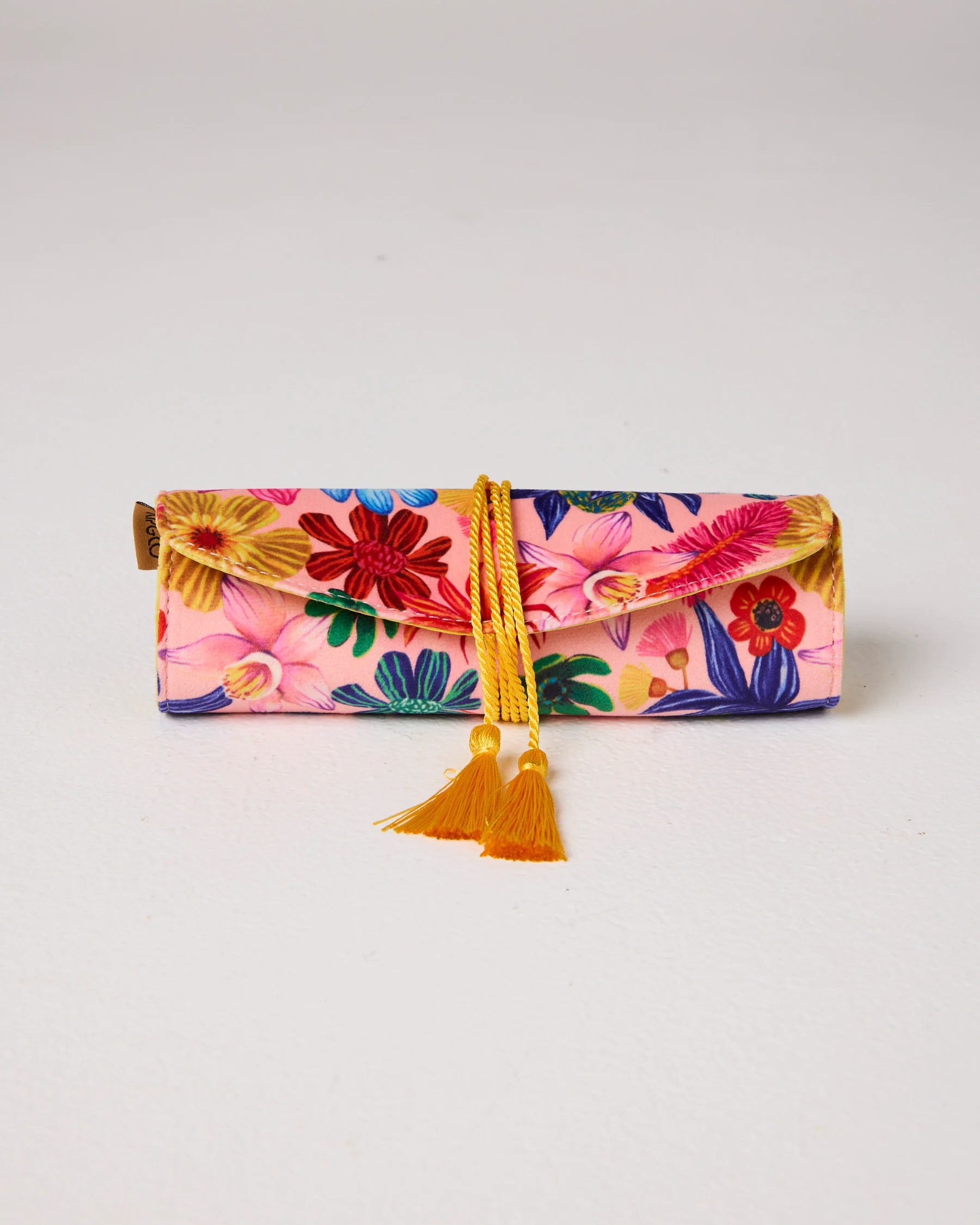Wild Flowers In Bloom Velvet Jewellery Roll - Image 3