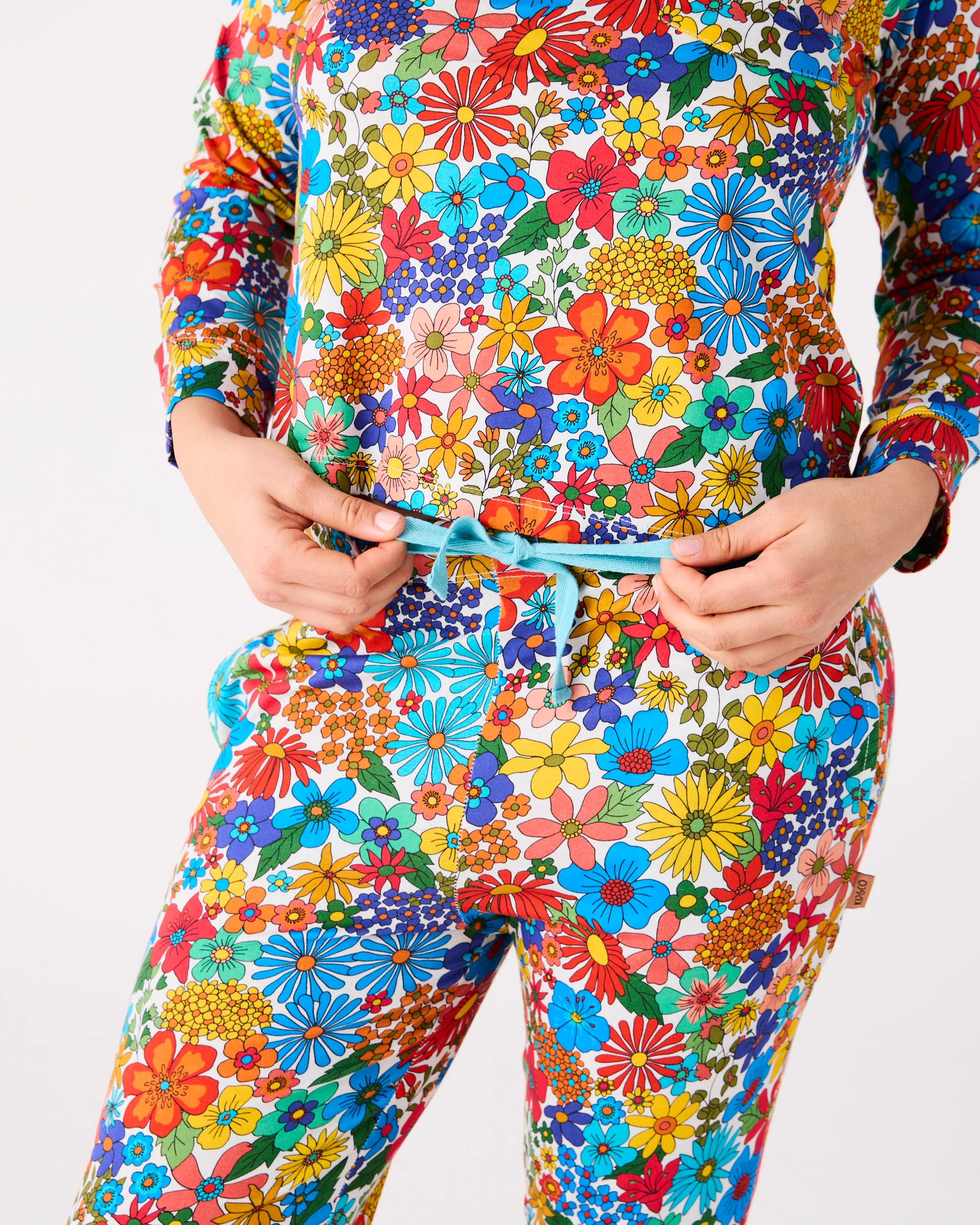 Winter Fields Adult Organic Cotton Long Sleeve Pyjama Top & Slouch Pant Set - Image 6
