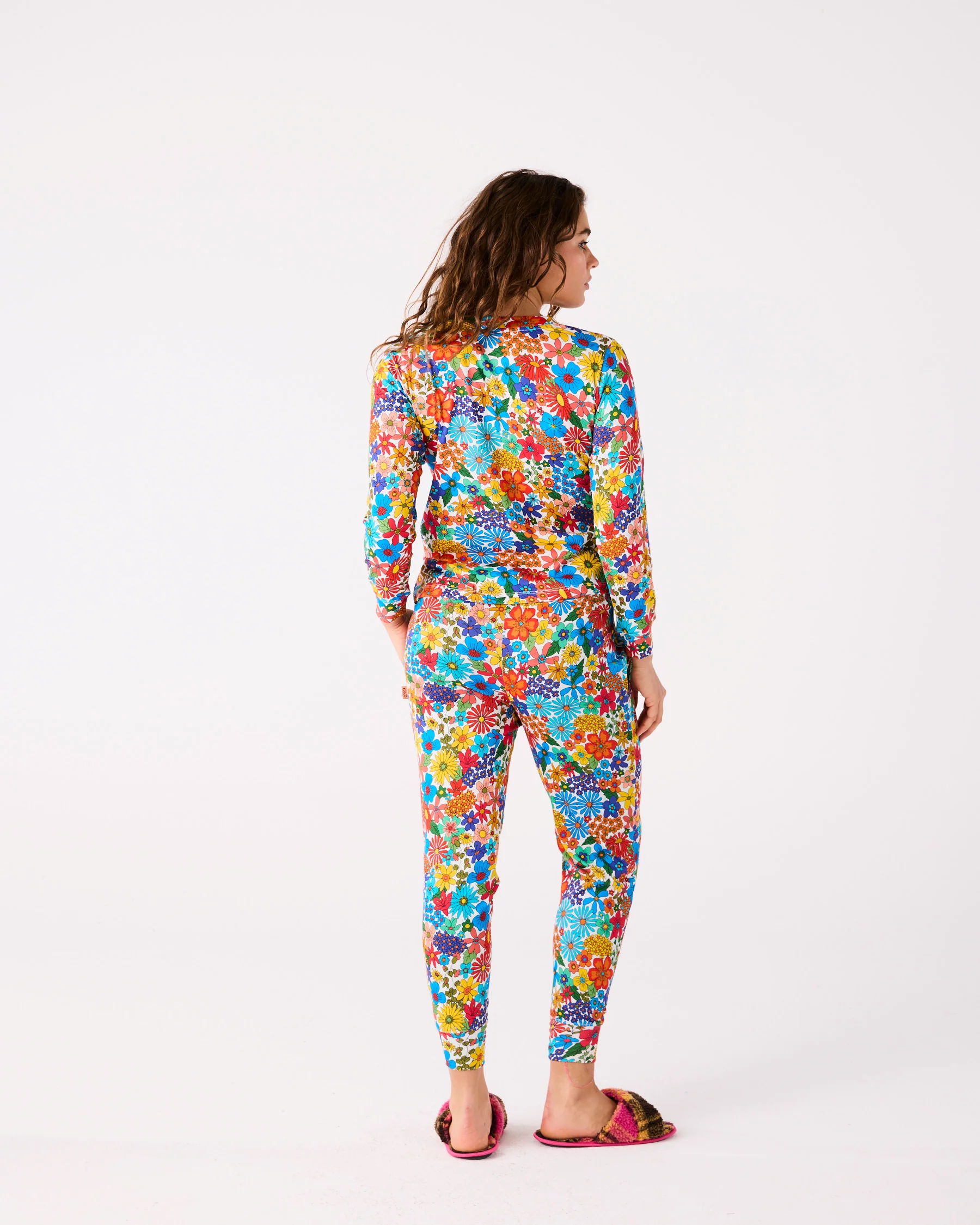 Winter Fields Adult Organic Cotton Long Sleeve Pyjama Top & Slouch Pant Set - Image 9