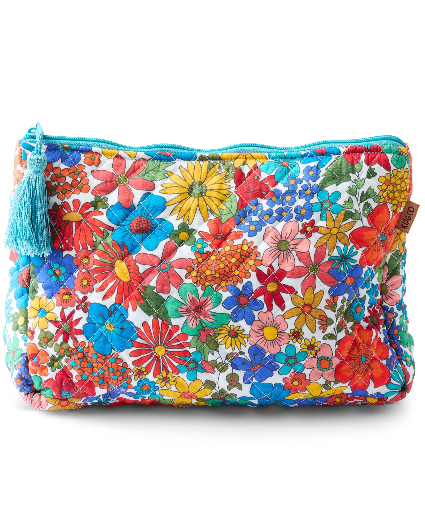 Winter Fields Quilted Cotton Toiletry Purse