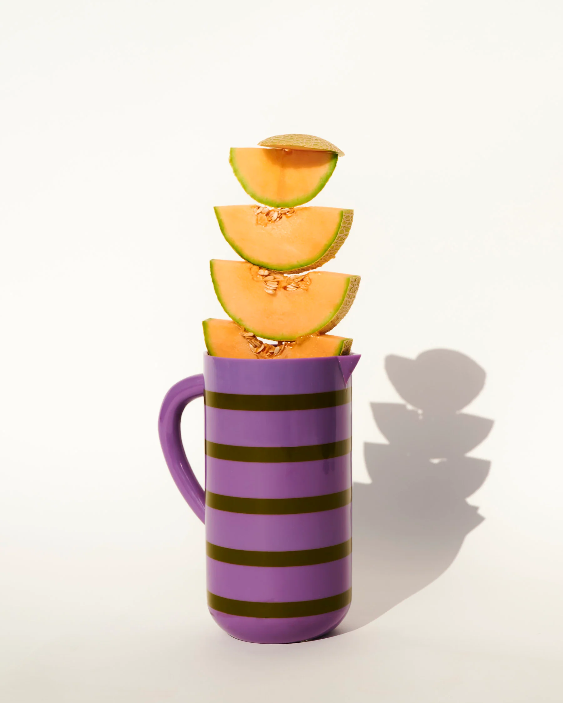 Wisteria Lane Stripe Resin Water Jug - Image 5