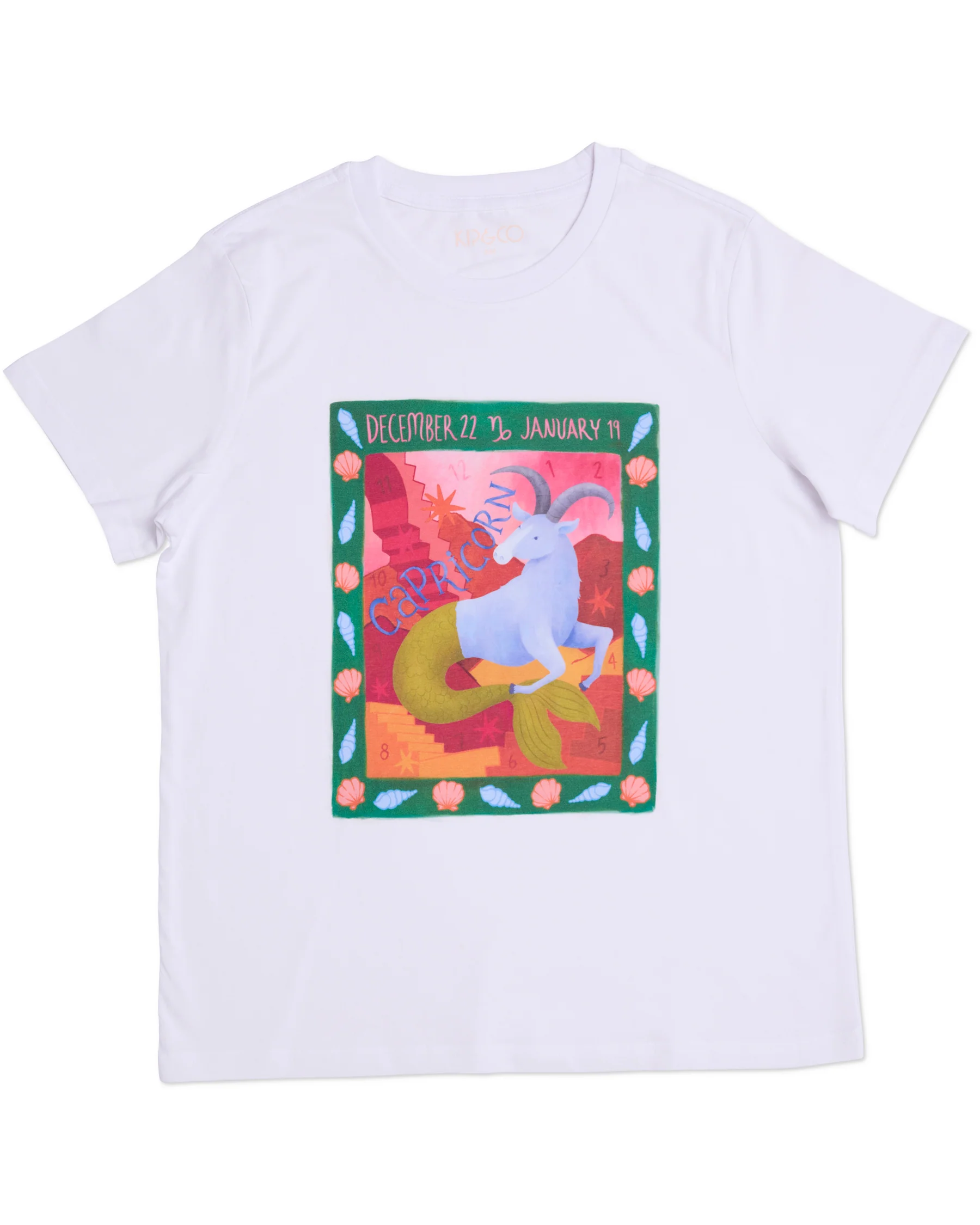 Zodiac Capricorn Adult Organic Cotton T-shirt